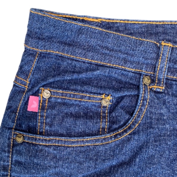 Natural Fit Womens Jeans Woman Within Plus Size 22W Petite Indigo Blue Wash - Picture 11 of 16